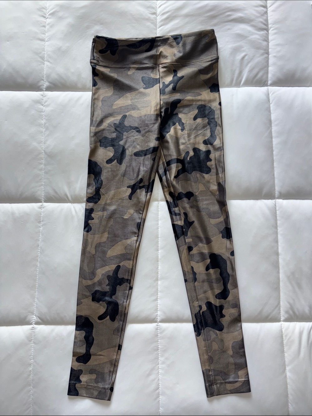 Koral Olive and Black Camo High-Rise Leggings